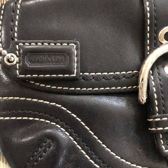 Coach Buckle Leather Wristlet - Picture 2 of 9